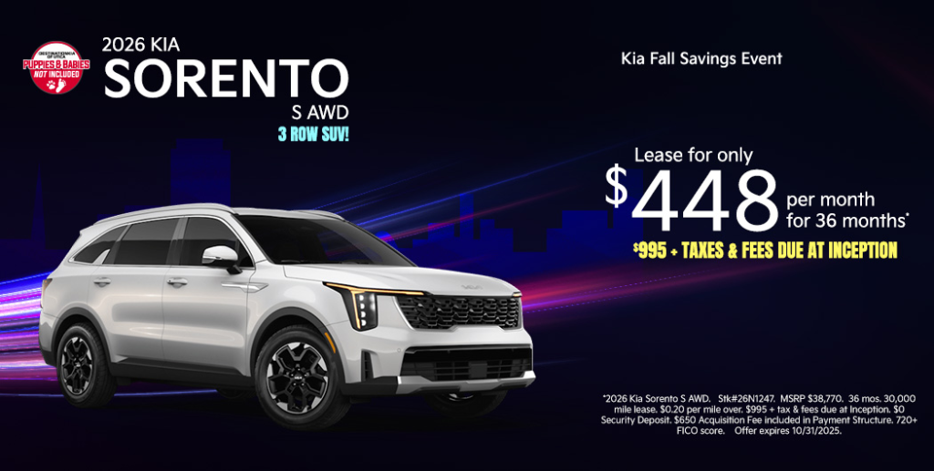 2026 Kia Sorento S AWD