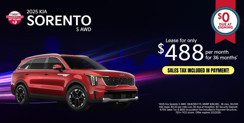 2025 Kia Sorento S All-Wheel Drive
