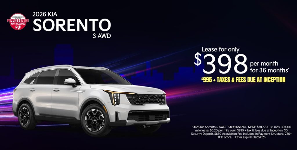 2026 Kia Sorento S AWD