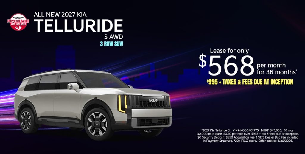  2027 Kia Telluride S AWD