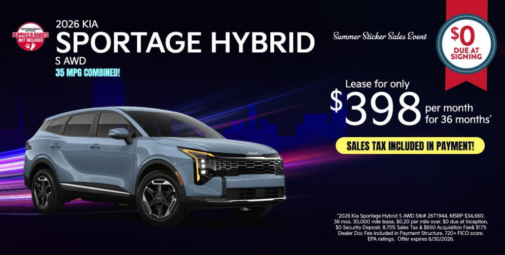 2026 Kia Sportage Hybrid S AWD