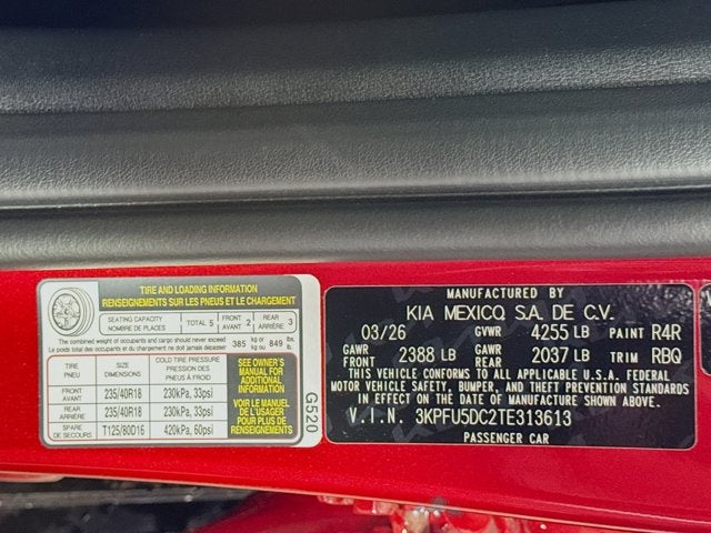 2026 Kia K4 Hatchback GT-Line Turbo