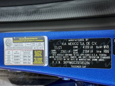 2025 Kia K4 GT-Line Turbo