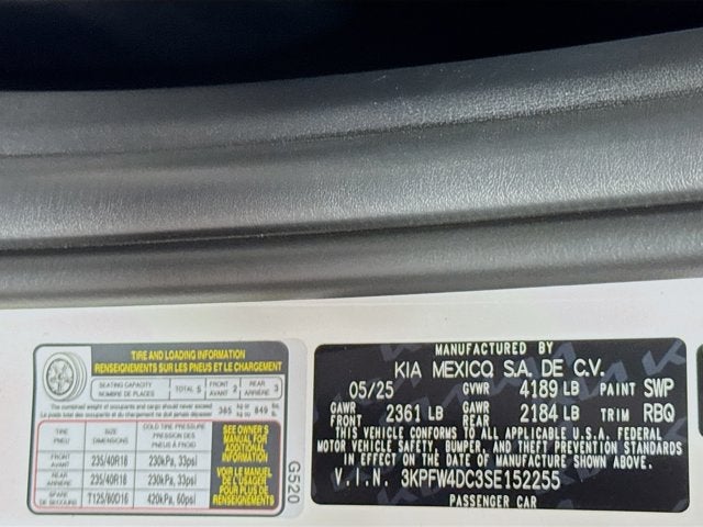 2025 Kia K4 GT-Line Turbo