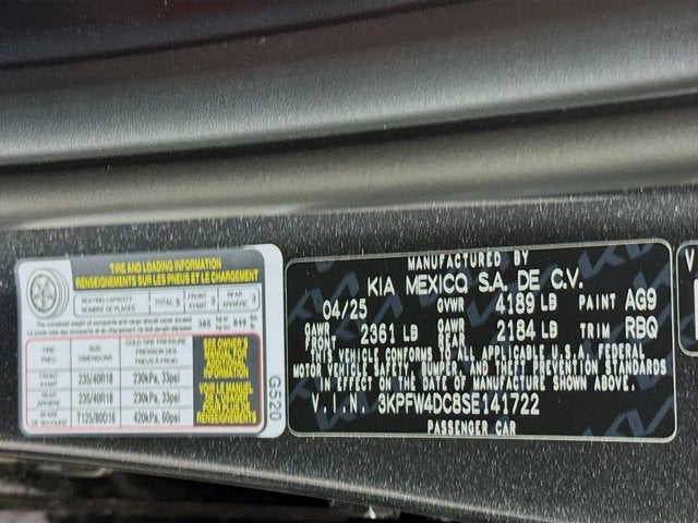 2025 Kia K4 GT-Line Turbo