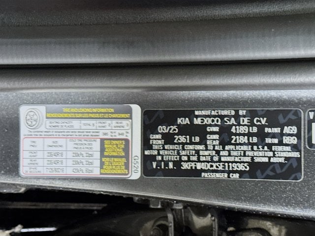 2025 Kia K4 GT-Line Turbo