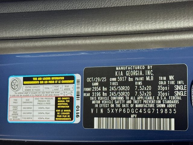 2025 Kia Telluride S