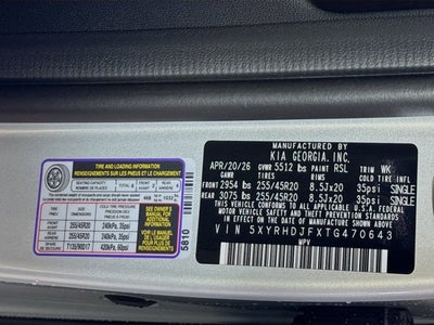 2026 Kia Sorento X-Line EX
