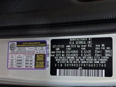 2026 Kia Sorento X-Line SX Prestige