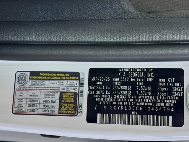 2026 Kia Sorento S