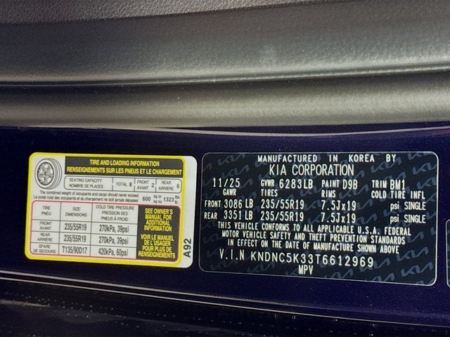 2026 Kia Carnival EX