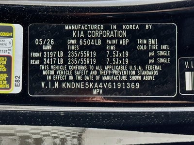 2027 Kia Carnival Hybrid SX Prestige
