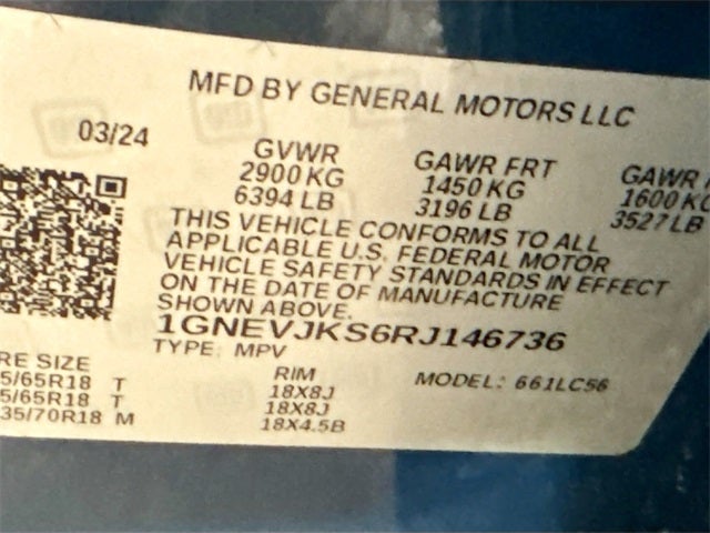 2024 Chevrolet Traverse Z71