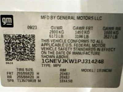 2023 Chevrolet Traverse RS