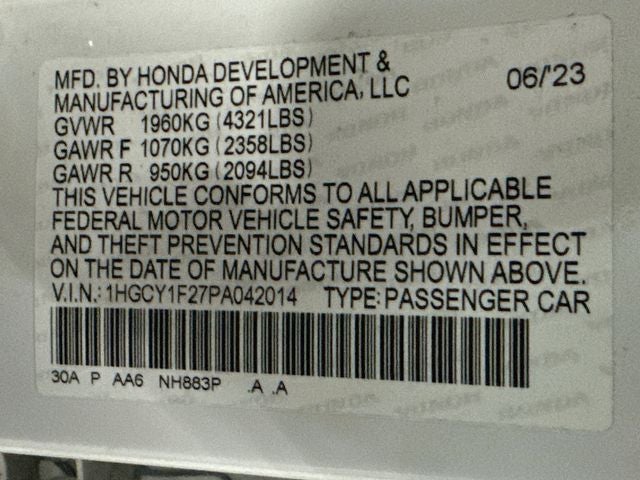 2023 Honda Accord LX
