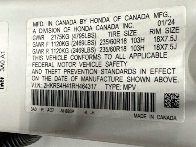 2024 Honda CR-V EX
