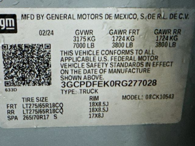 2024 Chevrolet Silverado 1500 LT Trail Boss
