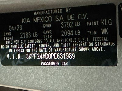2023 Kia Forte LXS