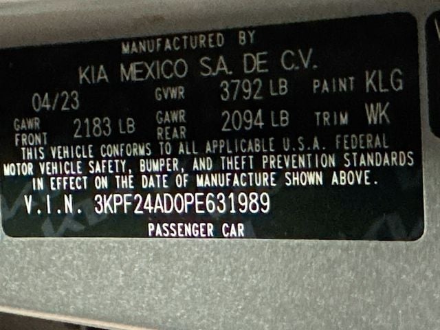 2023 Kia Forte LXS