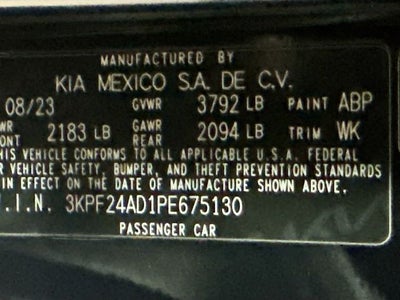 2023 Kia Forte LXS