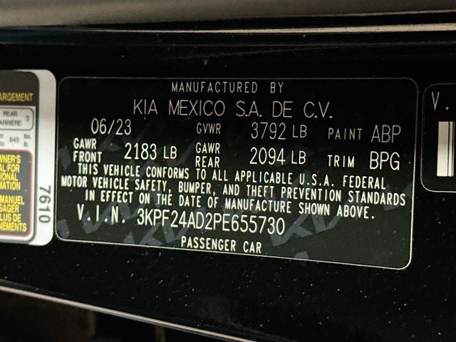 2023 Kia Forte LXS