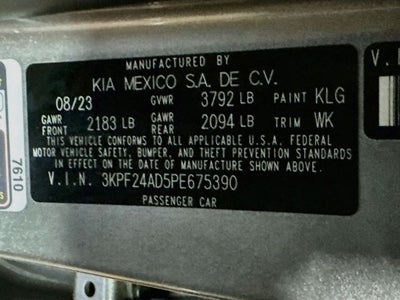 2023 Kia Forte LXS