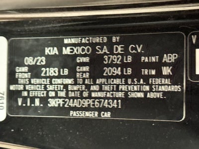 2023 Kia Forte LXS
