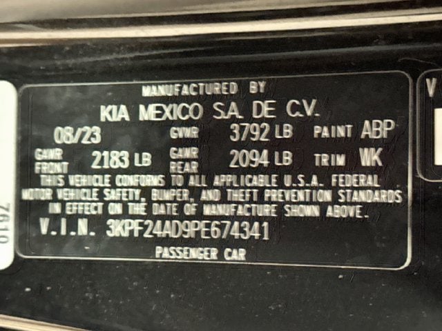 2023 Kia Forte LXS