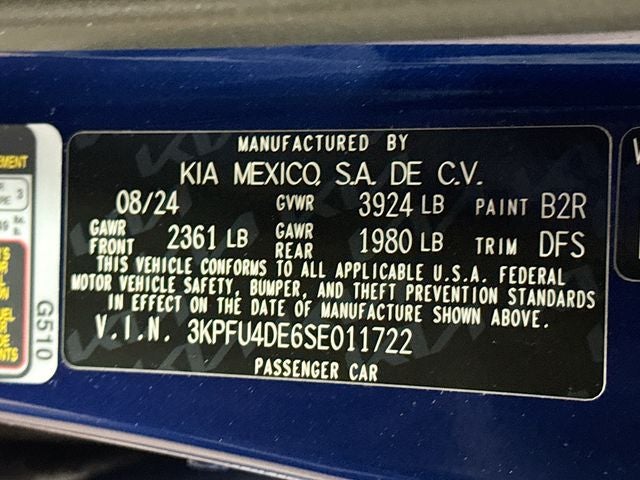 2025 Kia K4 EX