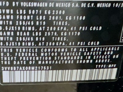 2024 Volkswagen Tiguan 2.0T SE R-Line Black