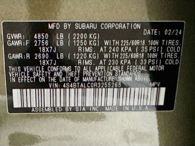 2024 Subaru Outback Onyx Edition