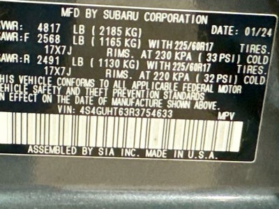 2024 Subaru Crosstrek Wilderness