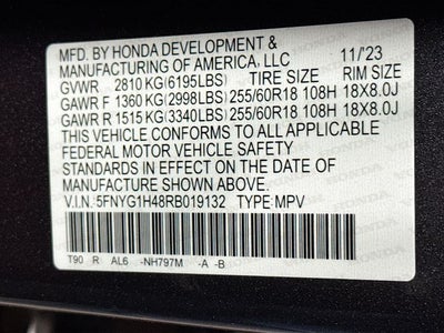 2024 Honda Pilot EX-L 8 Passenger