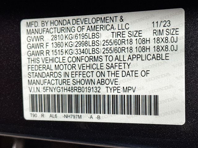 2024 Honda Pilot EX-L 8 Passenger