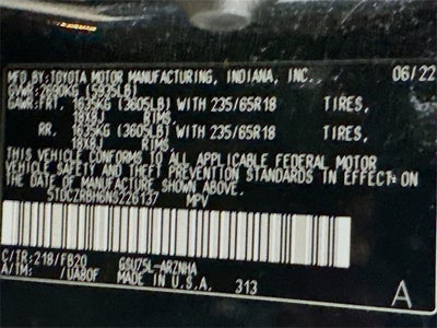 2022 Toyota Highlander L