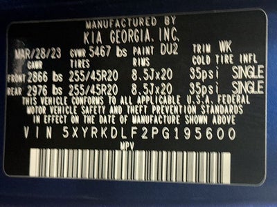 2023 Kia Sorento SX
