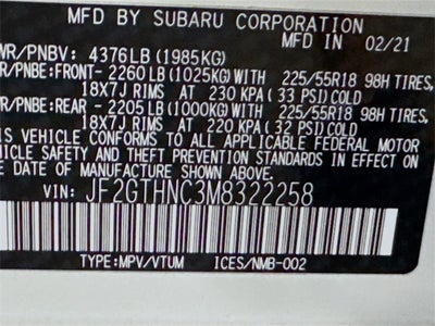 2021 Subaru Crosstrek Limited