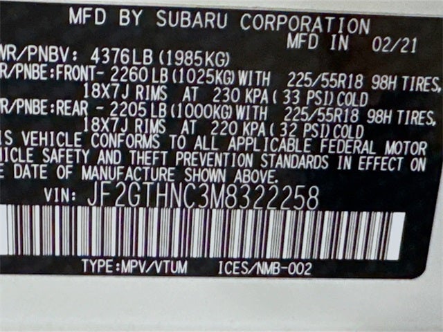 2021 Subaru Crosstrek Limited