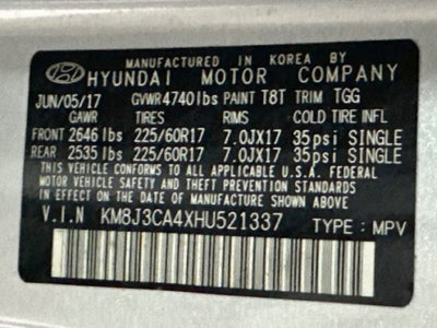 2017 Hyundai Tucson SE