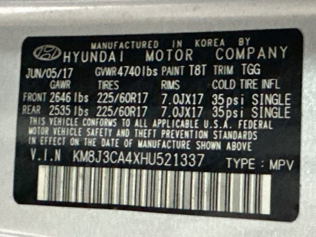 2017 Hyundai Tucson SE