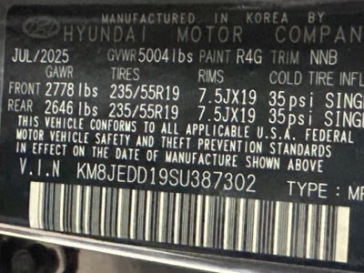 2025 Hyundai Tucson Hybrid Limited