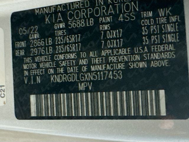 2022 Kia Sorento Hybrid S