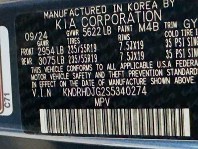 2025 Kia Sorento Hybrid EX