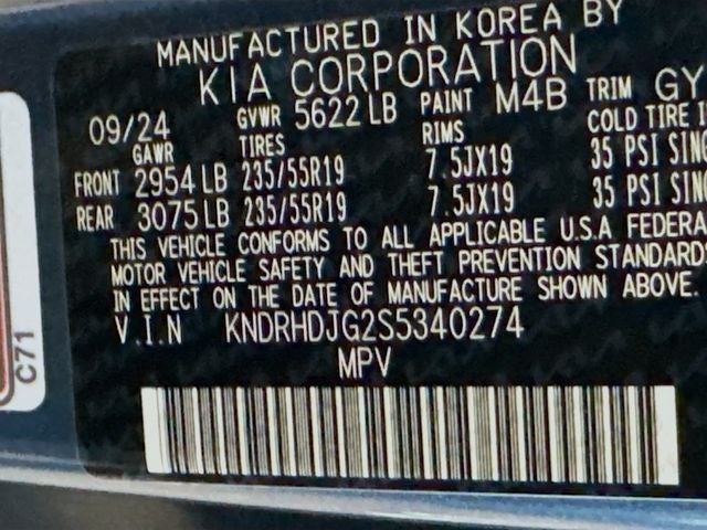2025 Kia Sorento Hybrid EX