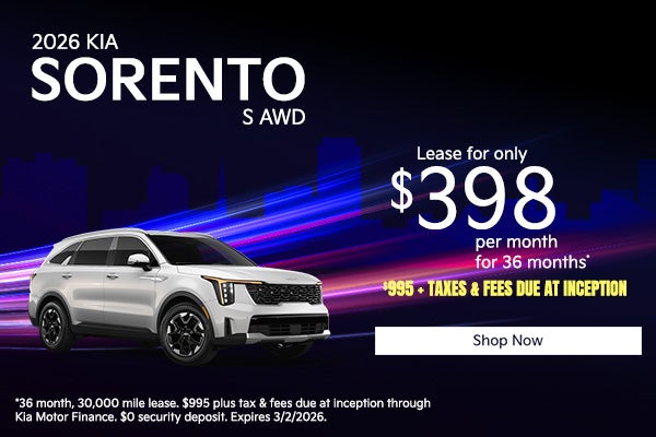 2026 Kia Sorento S AWD
