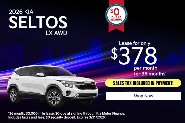2026 Kia Seltos LX All Wheel Drive