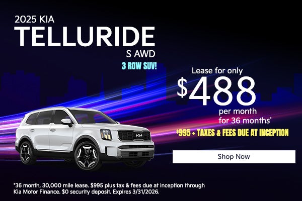 2025 Kia Telluride S All Wheel Drive