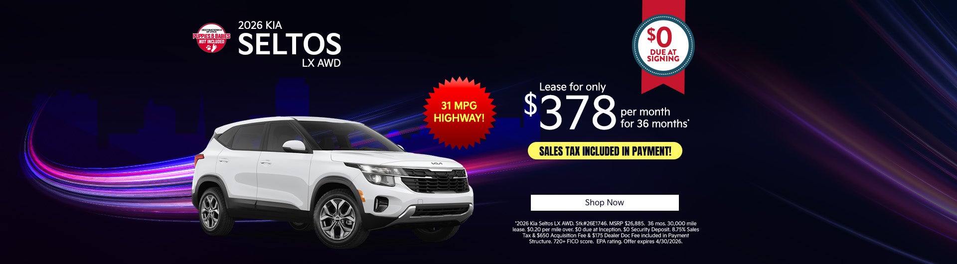 2026 Kia Seltos LX All Wheel Drive