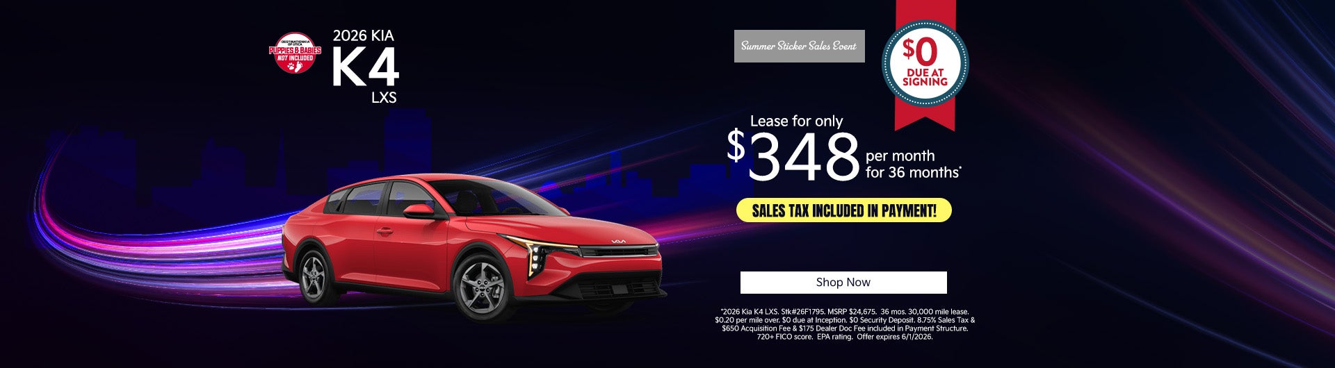 2026 Kia K4 LXS