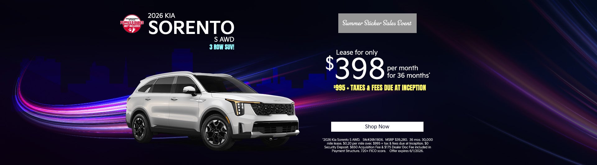 2026 Kia Sorento S All Wheel Drive